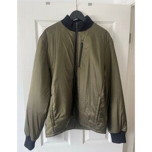 SOLD - Victorinox army green bomber jacket